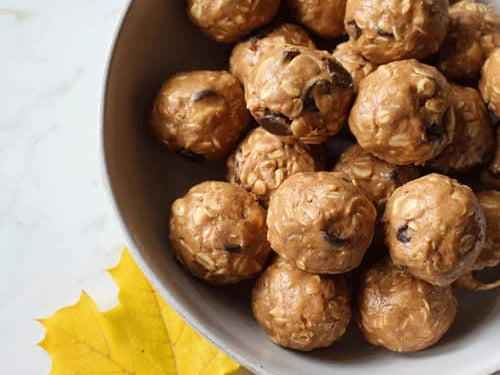 Peanut Butter Chocolate Chip Protein Bites Recipe