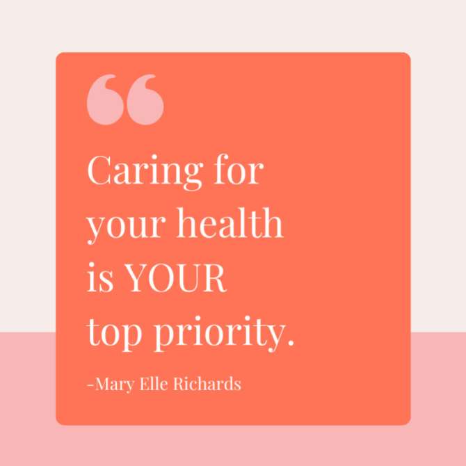 Your Health and Well-Being: Your Top Priority
