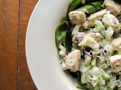 Cranberry-Walnut Chicken Salad