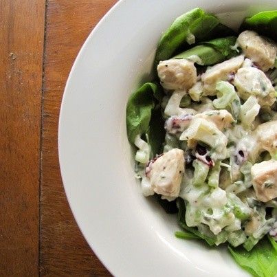 Cranberry-Walnut Chicken Salad