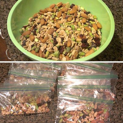 Filling Trail Mix