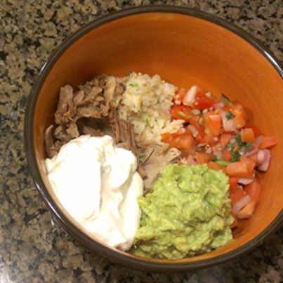 Healthy, Homemade Mexican Dish