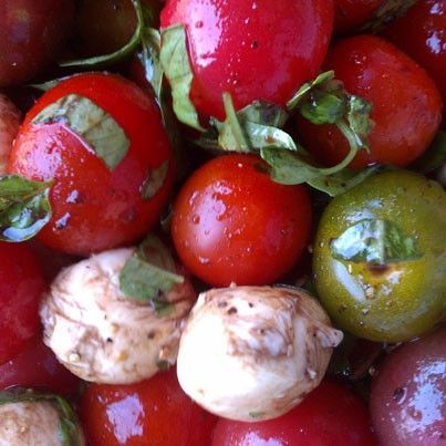 Heirloom Tomato Mozzarella Salad