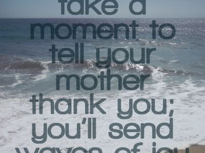 A Minute with Mary: In Thanksgiving of Mothers