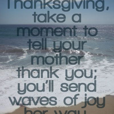 A Minute with Mary: In Thanksgiving of Mothers