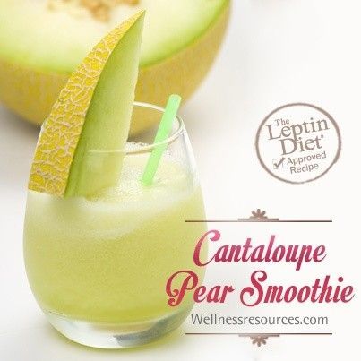Cantaloupe Pear Smoothie