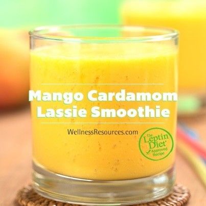 Mango Cardamom Lassie Smoothie