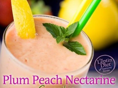 Plum Peach Nectarine Smoothie