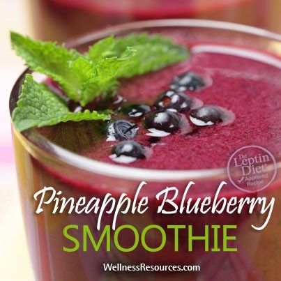 Pineapple Blueberry Smoothie