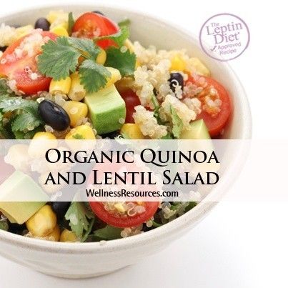 Organic Quinoa and Lentil Salad
