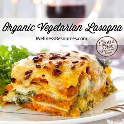 Organic Vegetarian Lasagna
