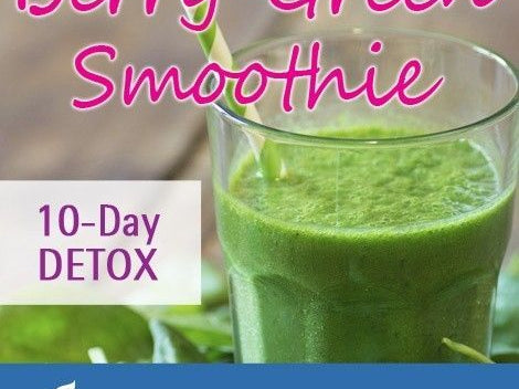 Berry Green Detox Smoothie
