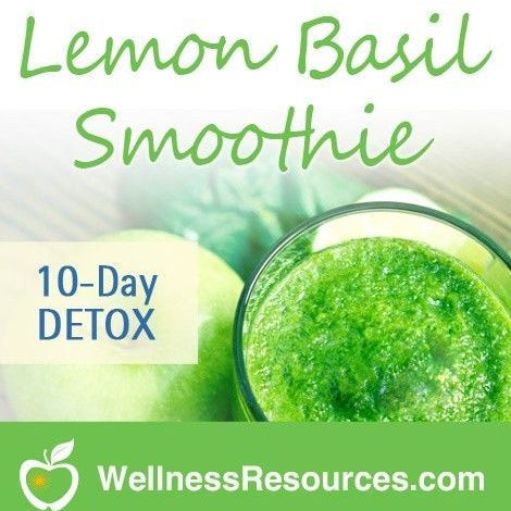 Lemon Basil Detox Smoothie