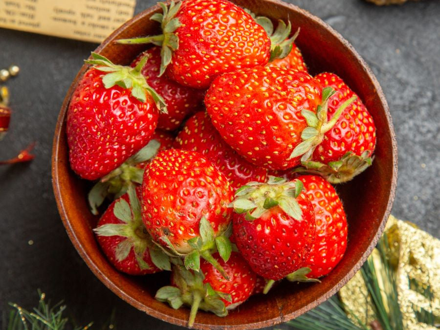 Bowl of strawberries