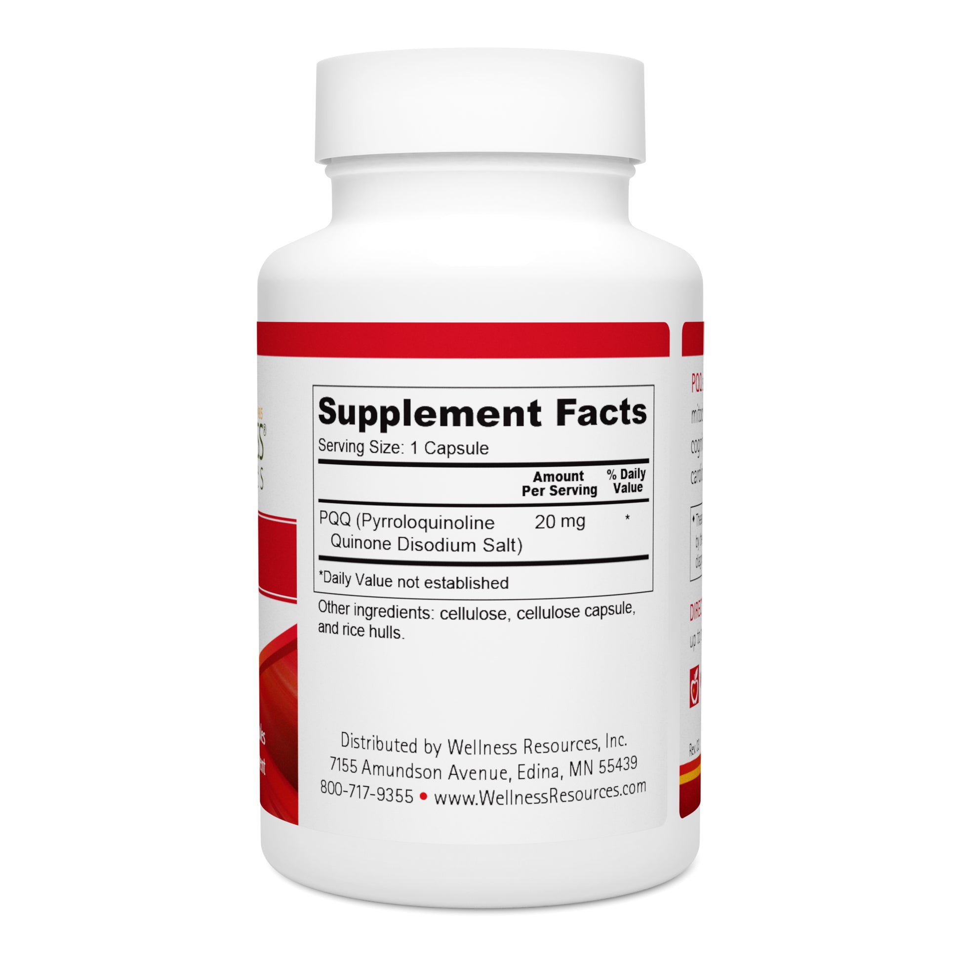 PQQ Supplement Facts and Ingredients. Serving Size: 1 Capsule. Servings Per Container: 60