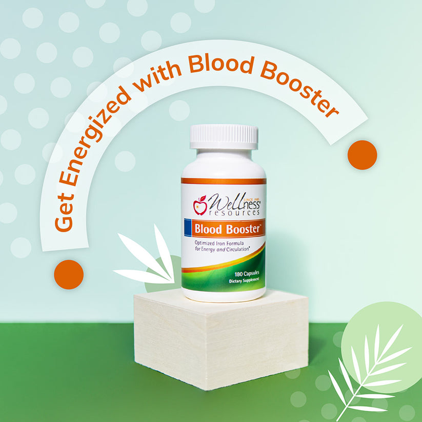 Blood Booster - Iron Bisglycinate Supplement for Energy, Thyroid ...
