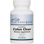 Energetix Colon Clear Supplement Bottle. Dietary Supplement and Herbal Blend. 90 Capsules. 
