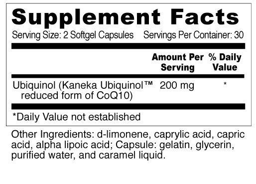 Q10, Super CoQ10 Ubiquinol™