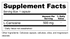 Carnosine Supplement Facts & Ingredients. Serving Size: 1 Capsule. Servings Per Container: 90