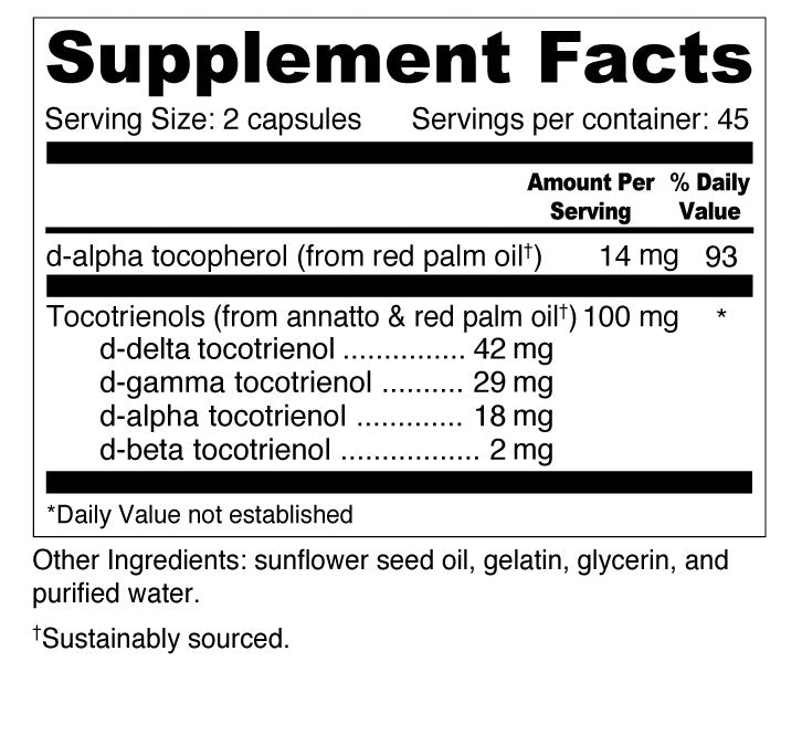 Daily Super E 90 Caps Supplement Facts and Ingredients. Serving Size: 2 Capsules. Servings Per Container: 45 