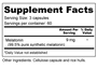 Melatonin 0.5mg Supplement Facts and Ingredients. Serving Size: 3 Capsules. Servings Per Container: 60