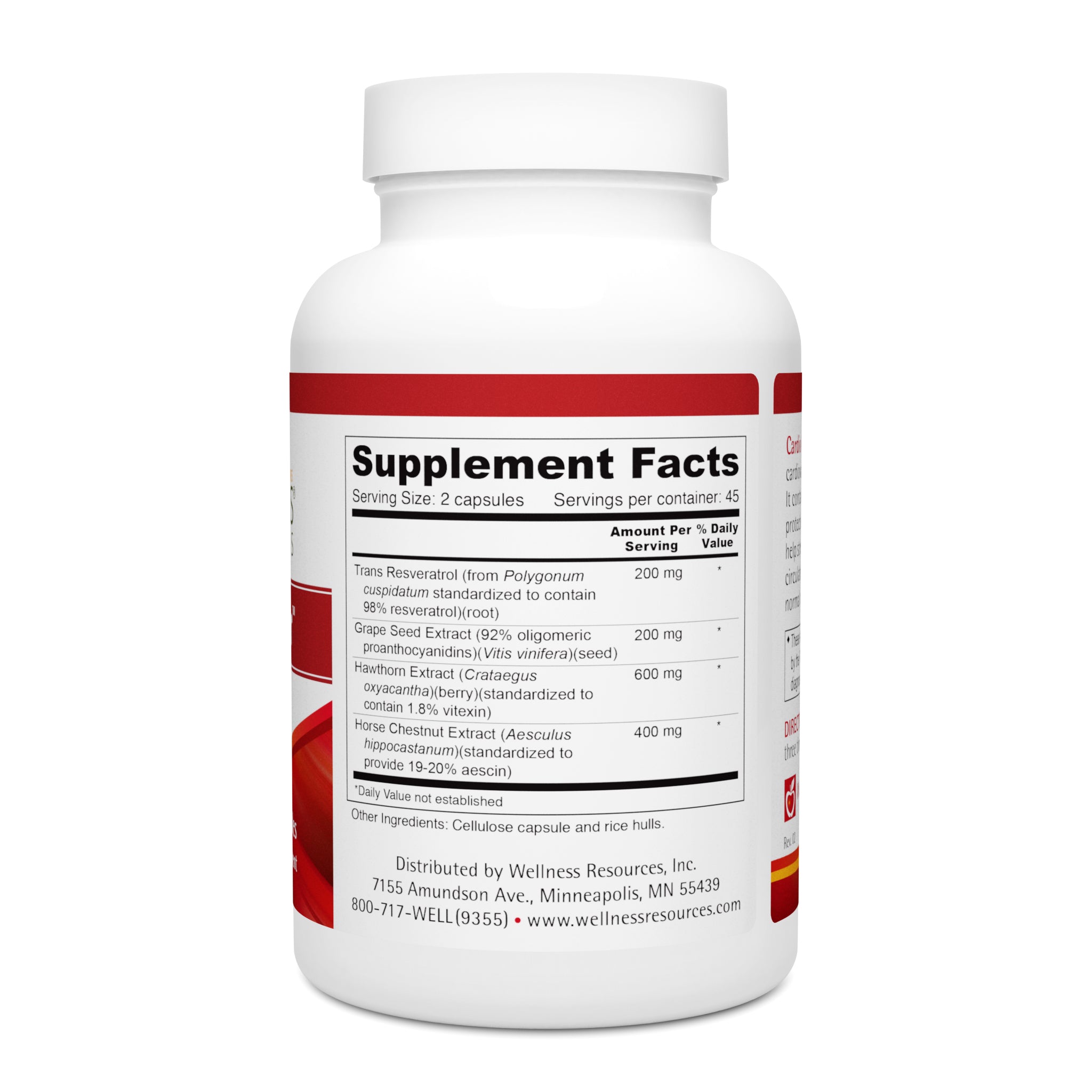 Cardio Helper Supplement Facts & Ingredients. Serving Size: 2 Capsules. Servings Per Container: 45 