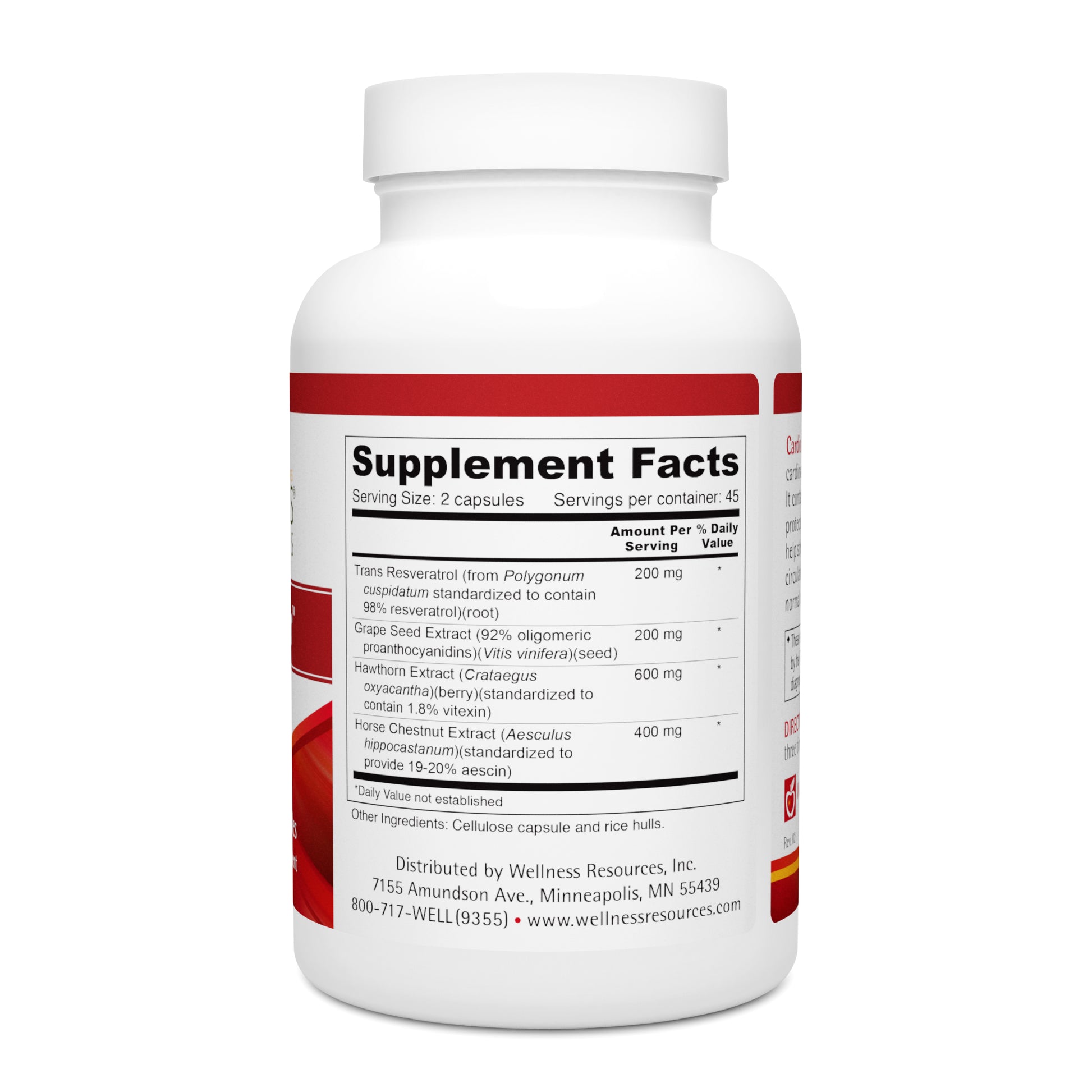 Cardio Helper Supplement Facts & Ingredients. Serving Size: 2 Capsules. Servings Per Container: 45 