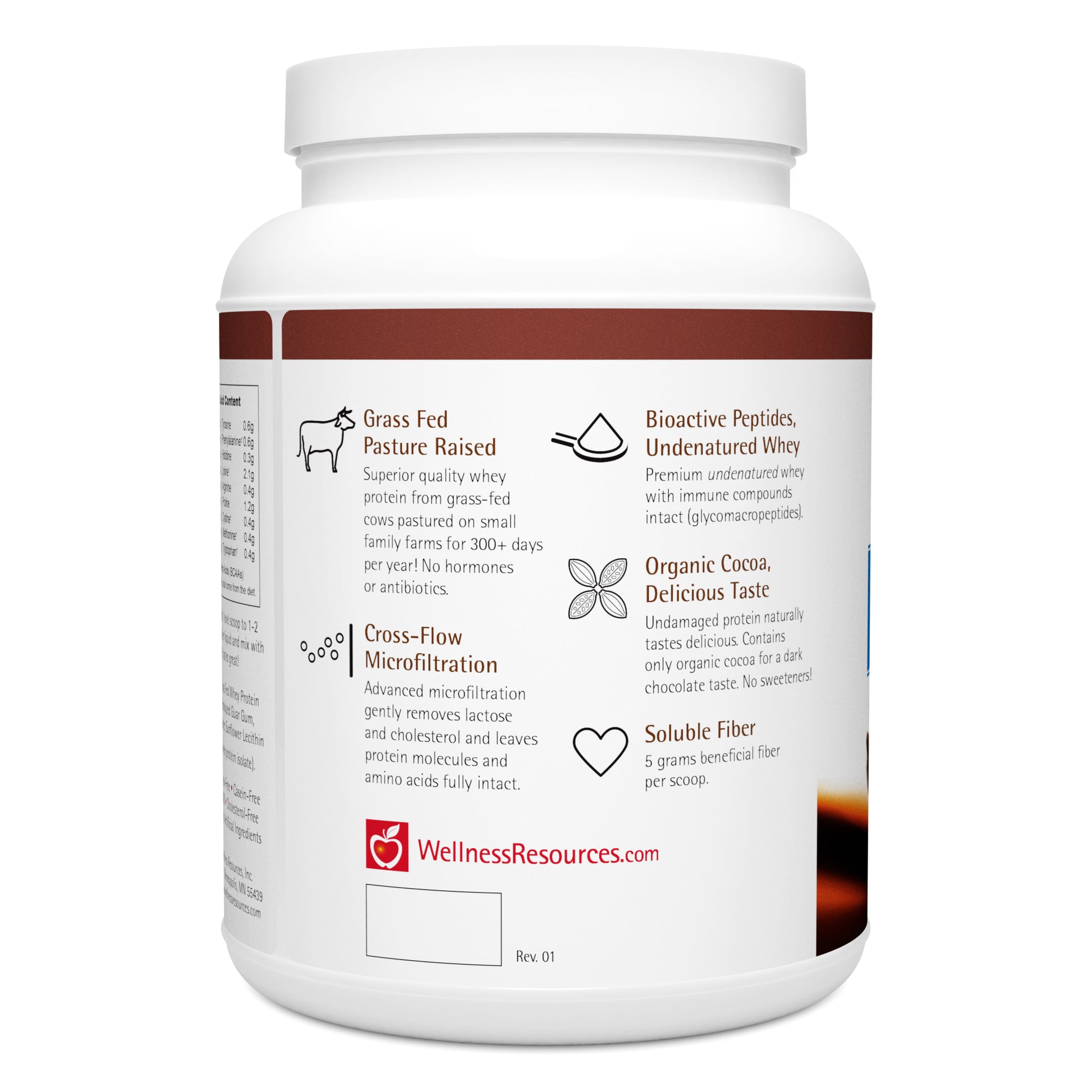 Daily Protein Plus Chocolate is a premium grass fed and pasture raised whey protein powder. Mixes well for a smooth taste. 