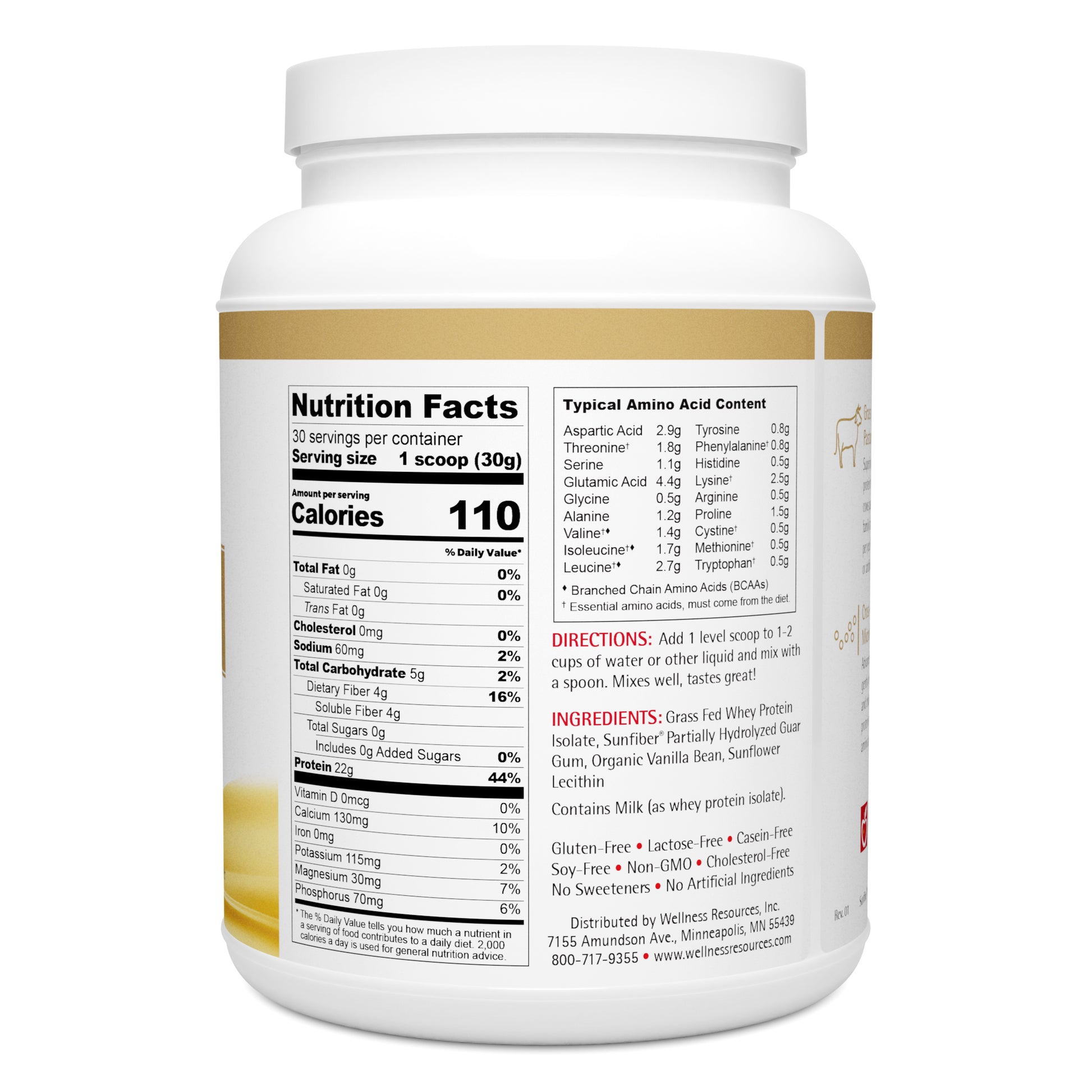 Daily Protein Plus Vanilla Supplement Facts and Ingredients. Serving Size: 1 Scoop. Servings Per Container: 30 