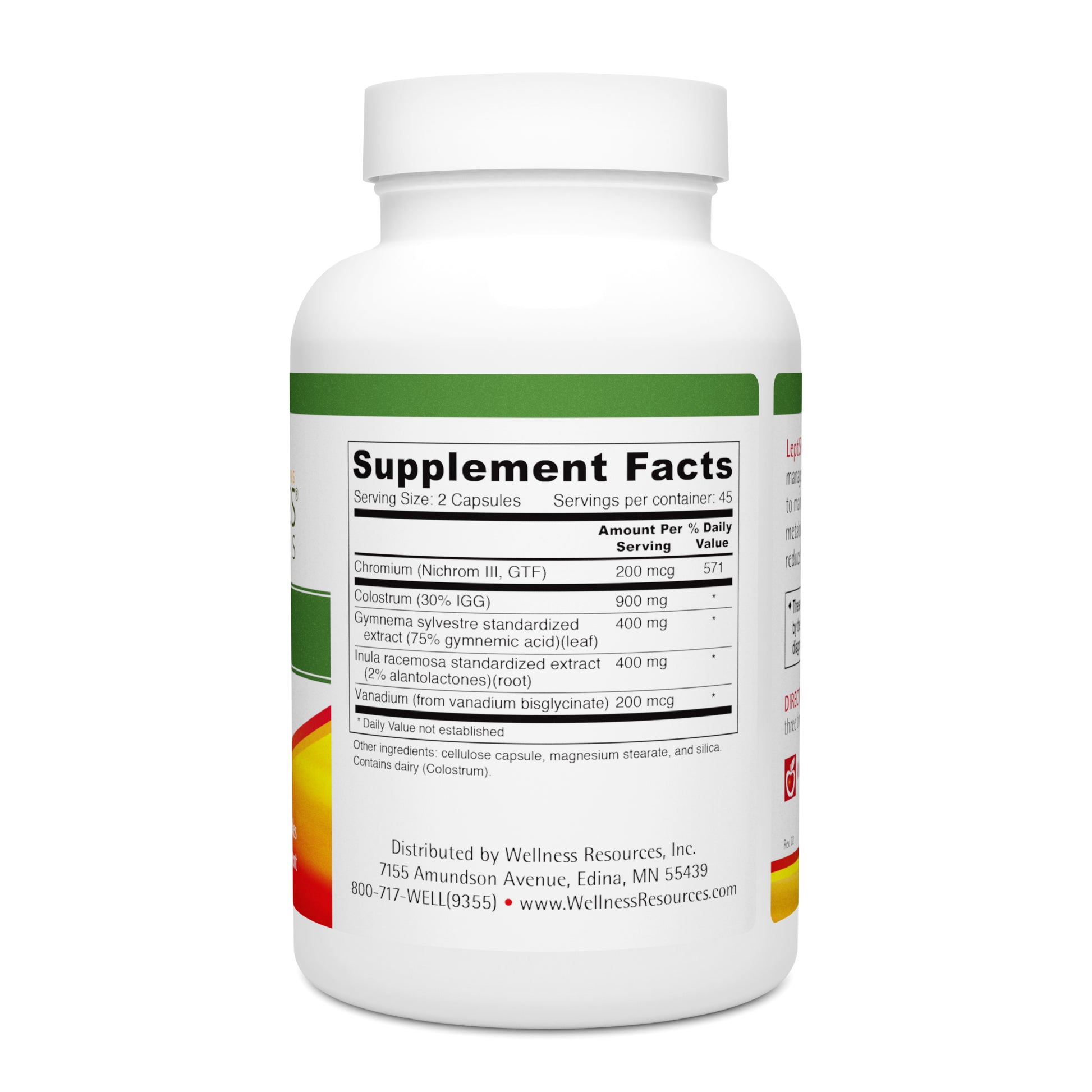 LeptiSlim Supplement Facts & Ingredients. Serving Size: 2 Capsules. Servings Per Container: 45