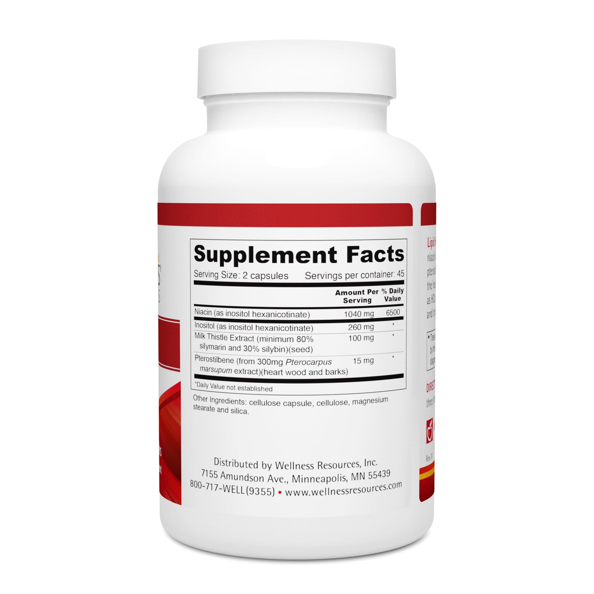 Lipid Helper Supplement Facts & Ingredients. Serving Size: 2 Capsules. Servings Per Container: 45