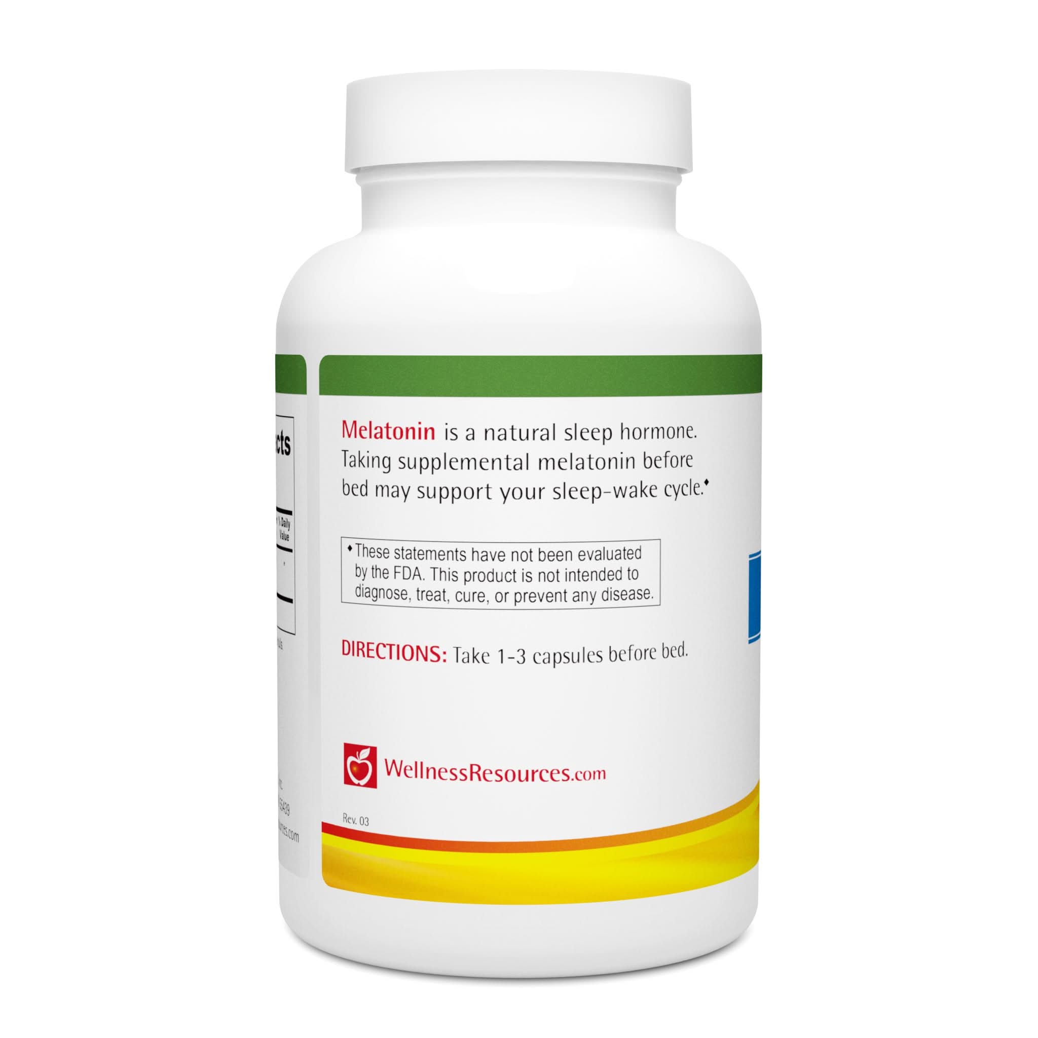 Melatonin 0.5mg supports natural sleep rythms and reduces jet lag in a natural, low-dose formula. Take  1-3 capsules before bed. 