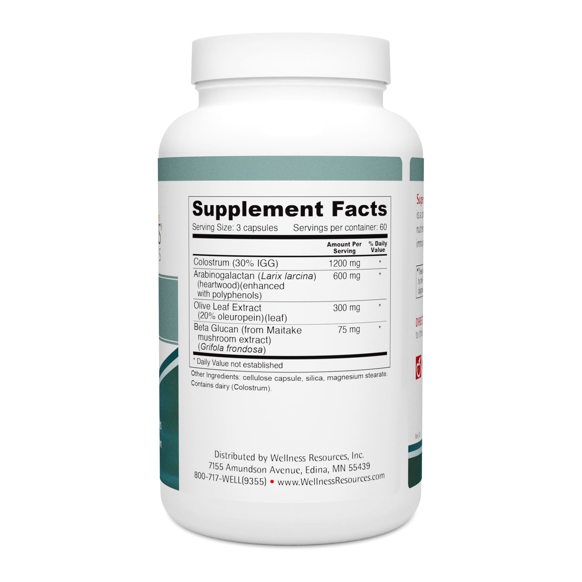 Super Immune Booster Supplement Facts and Ingredients. Serving Size: 3 Capsules. Servings Per Container: 60